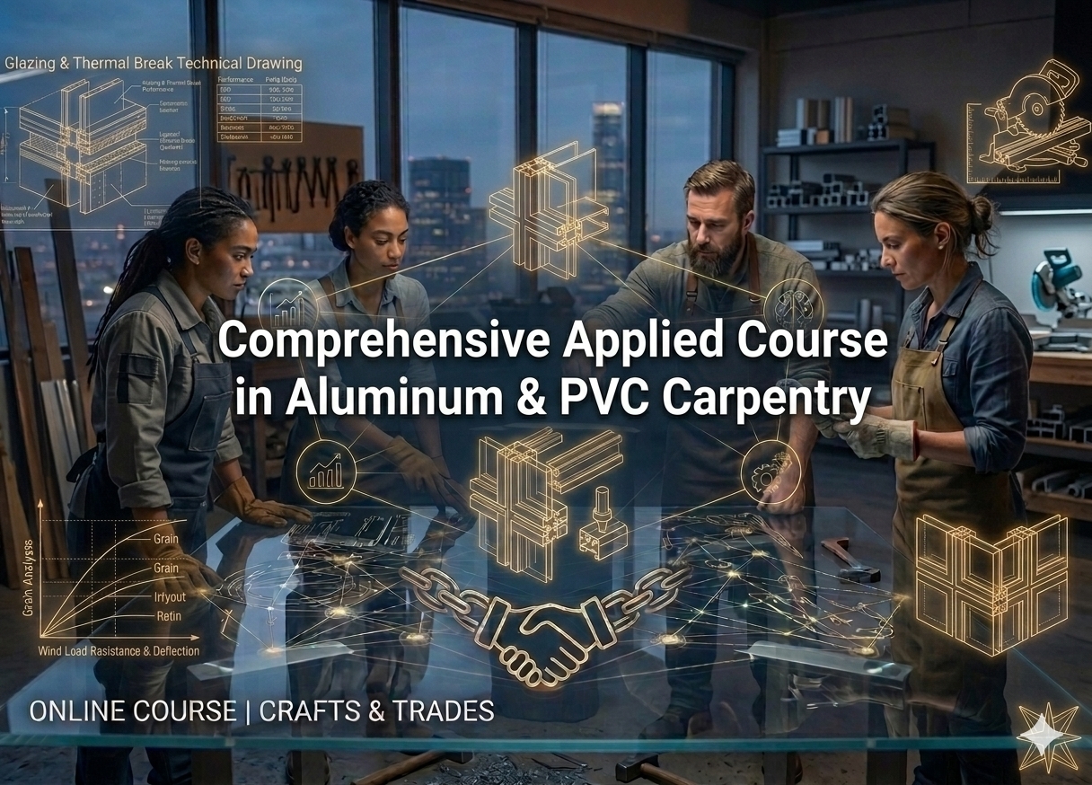 Comprehensive Applied Course in Aluminum & PVC Carpentry