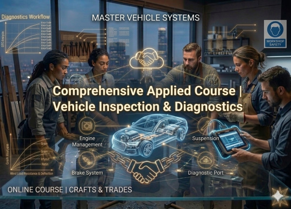 الدورة التطبيقية الشاملة في فحص وتشخيص أعطال السيارات